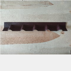 ONDULINE Apron Piece Shaded 102x14cm Red