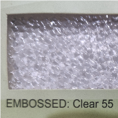 CARBOLUX Solid Embossed Clear T1.22 x 3mm(20