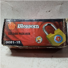 Gembok BLOSSOM G001-15 15mm Golden Padlock