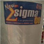 Plastik Plat Garis Polos 0.8mm Putih (40)