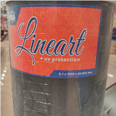 Plastik Plat Lineart 0.7mm/0.8mm Coklat (40)