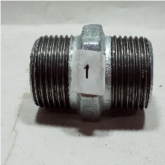 Double Nipple Besi Galvanis 1″