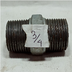 Double Nipple Besi Galvanis 3/4″
