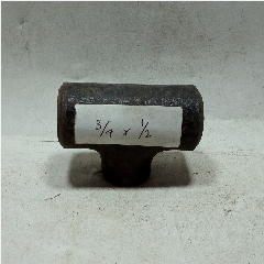 Reducer Tee Besi Hitam Las 3/4″ x 1/2″ SCH40