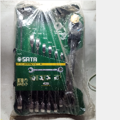 SATA 08007A Double Ratcheting Wrench Set 8pc