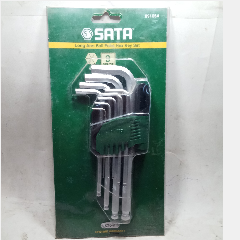 SATA 09105A Long Arm Ball Point Hex Key 9pcs