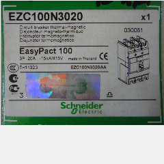 MCCB SCHNEIDER EZC100N 3020 3P 20A 15kA