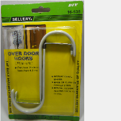 Over Door Hooks White 4.5cm SELLERY 16-535