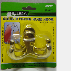Double Robe Hook SELLERY 19-042