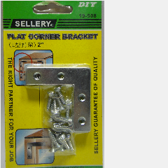 Flat Corner Bracket 2″ SELLERY 19-508 4bh