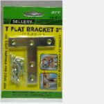 2bh T Flat Bracket 3″ SELLERY 19-511
