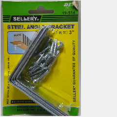 Steel Angle Bracket SELLERY 19-514 3″ @4bh