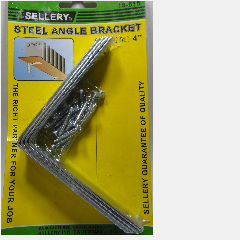 Steel Angle Bracket SELLERY 19-515 4″ @4bh