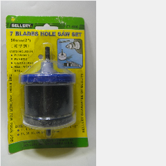 7 Blade Hole Set 50mm SELLERY 81-606