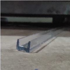 Acrylic U Profile 5mm x 120cm