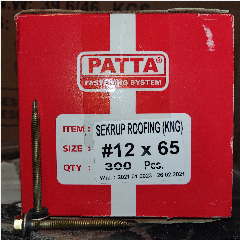 Sekrup Kayu HEX Roofing Kasar 12 x 65