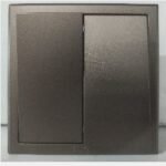SIMON E3 301021-61 2 Gang 1 Way Grey (100)