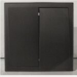 SIMON E3 301022-26 2 Gang 2 Way Black (100)