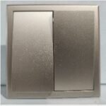 SIMON E3 301022-44 2 Gang 2 Way Gold (100)