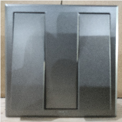 SIMON E3 301032-61 3 Gang 2 Way Sw Grey (80)