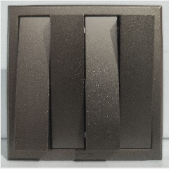 SIMON E3 301041-61 4 Gang 1 Way Grey (80)
