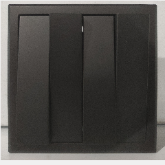 SIMON E3 301042-26 4 Gang 2 Way Sw Black (80