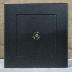SIMON E3 305111S-26 TV Outlet Black (100)