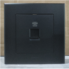 SIMON E3 305214S-26 Telphn Outlt Black (100)