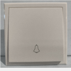 SIMON E3 306301 Door Bell Switch Putih (100)