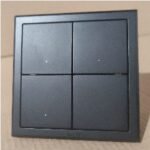 SIMON E3 30E804TY-26 4 Gg Smart Switch Black