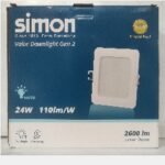 SIMON N03E0-1126/1201 DL Kotak 24w 6500k(30)