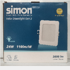 SIMON N03E0-1126/1201 DL Kotak 24w 6500k(30)