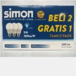 SIMON N62E0-1147 Family Pack Led 5w @3pc(32)