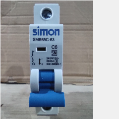 SIMON MCB 6kA 1P C6 SMB65C-63C6-E (12/144)