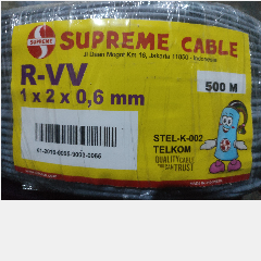SUPREME Kabel Telp ITC 2 x 0.6 per m (500)