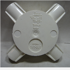 T Dus 4 Cabang TRILLIUN Volta 25mm @50pcs