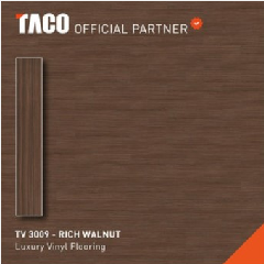 TACO Vinyl 3mm TV 3009 Rich Walnut @24lbr[DC