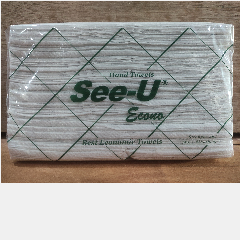 SEE-U Hand Towels Econo 1ply Hijau @20pack