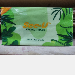 SEE-U Facial Tissue 200sheet / Hijau