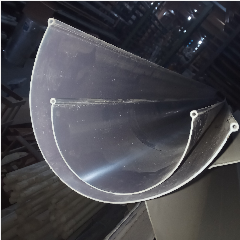 Talang Pvc 6″ (1/2 Bulat)