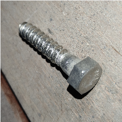 Baut Sekrup/Desk Skrew Stain THE 3/8 x 2