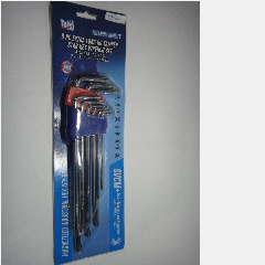 9pcs EL Star No Tamper Hex Key Set TOHO p283