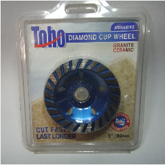 Diamond Cup Wheel TOHO 3″ p208 @10pcs