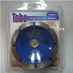 Diamond Cup Wheel TOHO 4″ @10pcs p156Lama