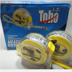 Transparent Meas. Tape TOHO 10m @6pcs p49Lm