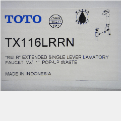 TOTO TX116LRRN “Rei R” Extended Single Lever