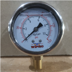 WIPRO Pressure Gauge Minyak 2-1/2″ 10kg(100)