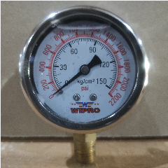 WIPRO Pressure Gauge Minyak 2-1/2″ 150kg(100