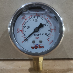 WIPRO Pressure Gauge Minyak 2-1/2″ 200kg(100