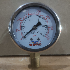 WIPRO Pressure Gauge Minyak 2-1/2″ 25kg(100)